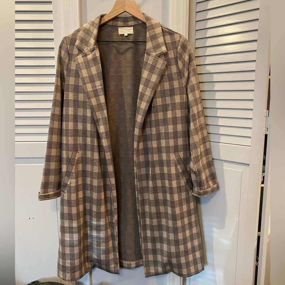 Melloday plaid fashion blazer